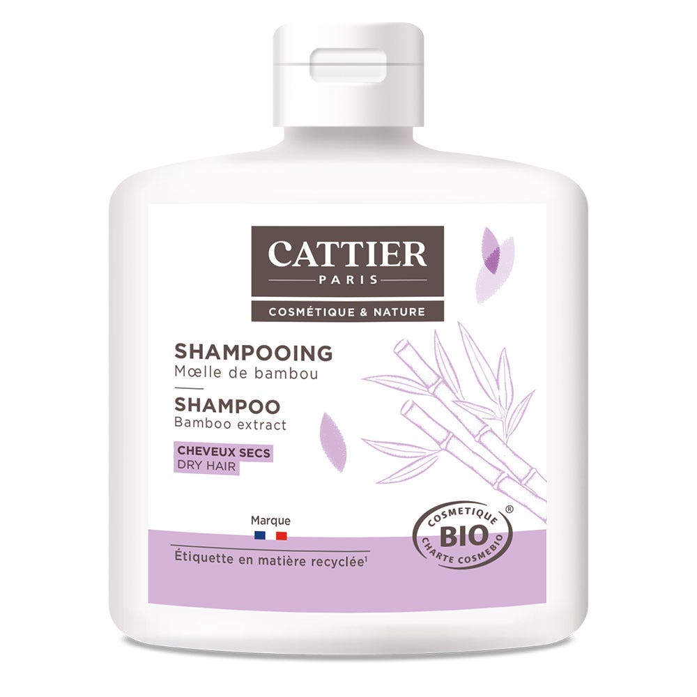 Cattier Shampoo Dry Hair Organic Bamboo Marrow 250ml