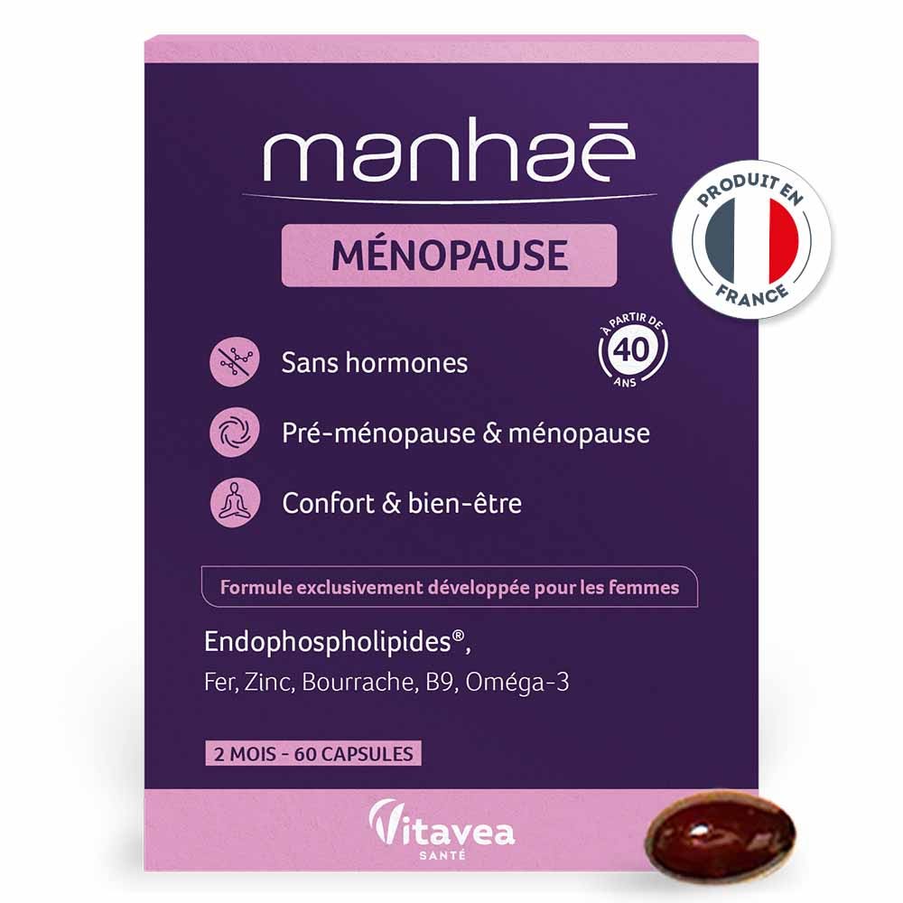 Manhaé Menopause Sans Hormones 60 Capsules