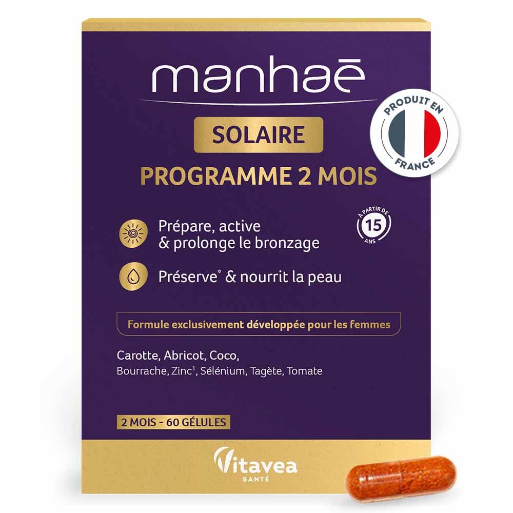 Manhaé Sun care 2-month course 60 capsules