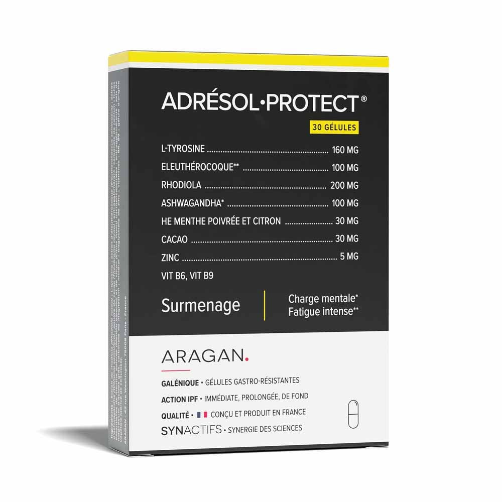 Aragan Synactifs Adrésol Protect Overwork x30 capsules