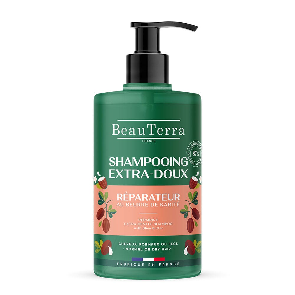 Beauterra Shampoo Le Reparateur Ultra-soft Cheveux Normaux ou Secs 750ml