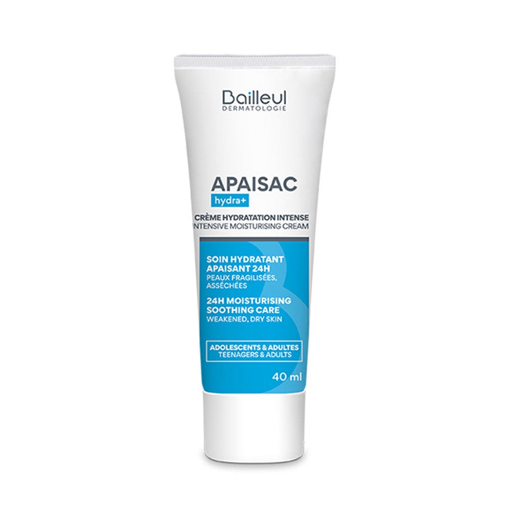 Bailleul Apaisac Face Moisturizers Intensive Hydration Cream Sensitive, Dry, and Fragile Skin 40ml