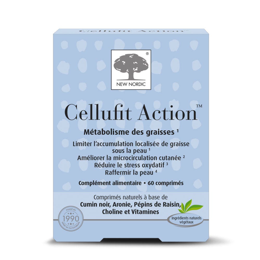 New Nordic Skin Care Cellufit Action 60 Tablets