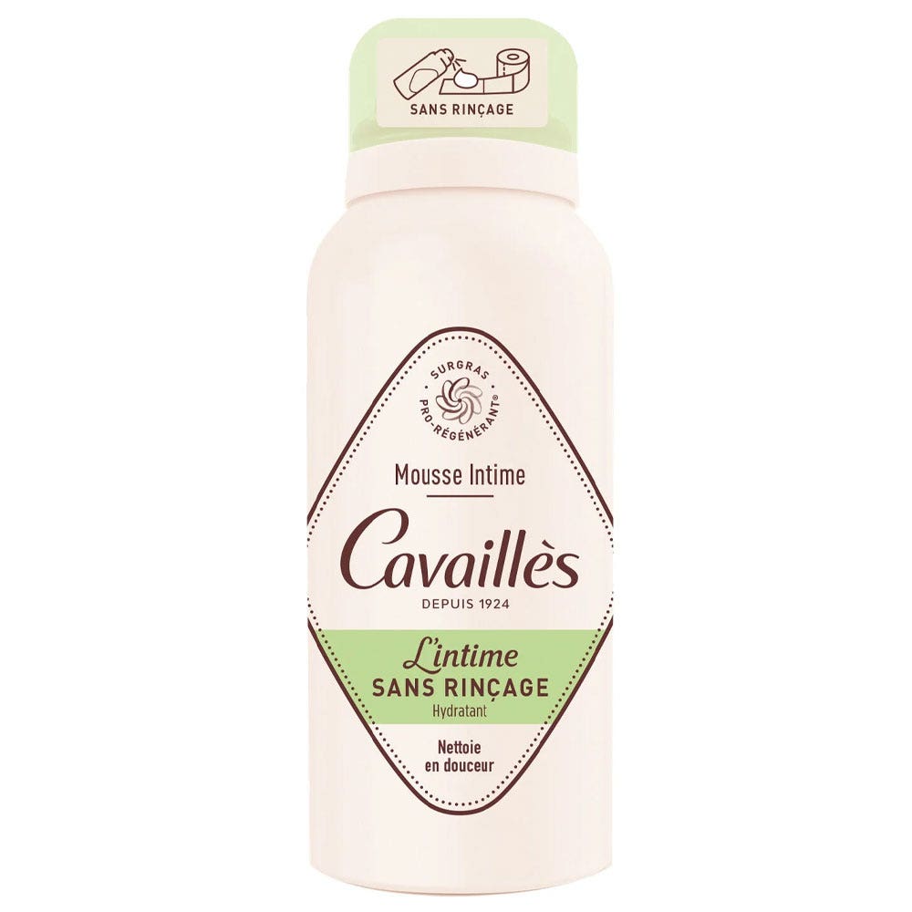 Cavaillès Surgras Pro-Regenerating Hydrating No-Rinse Intimate Foam 100ml