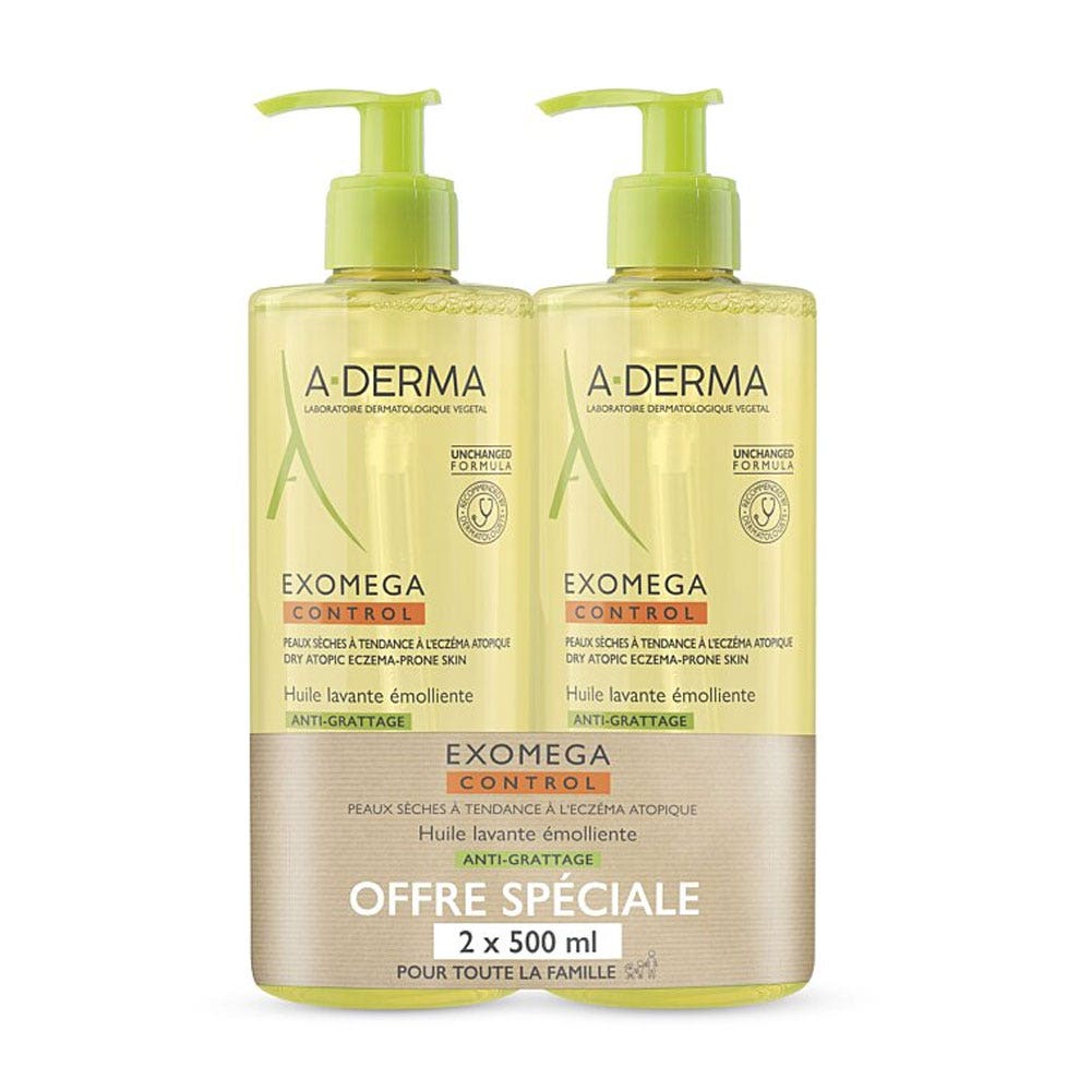 A-Derma Exomega Control Emollient Shower Oil Anti-Grattage