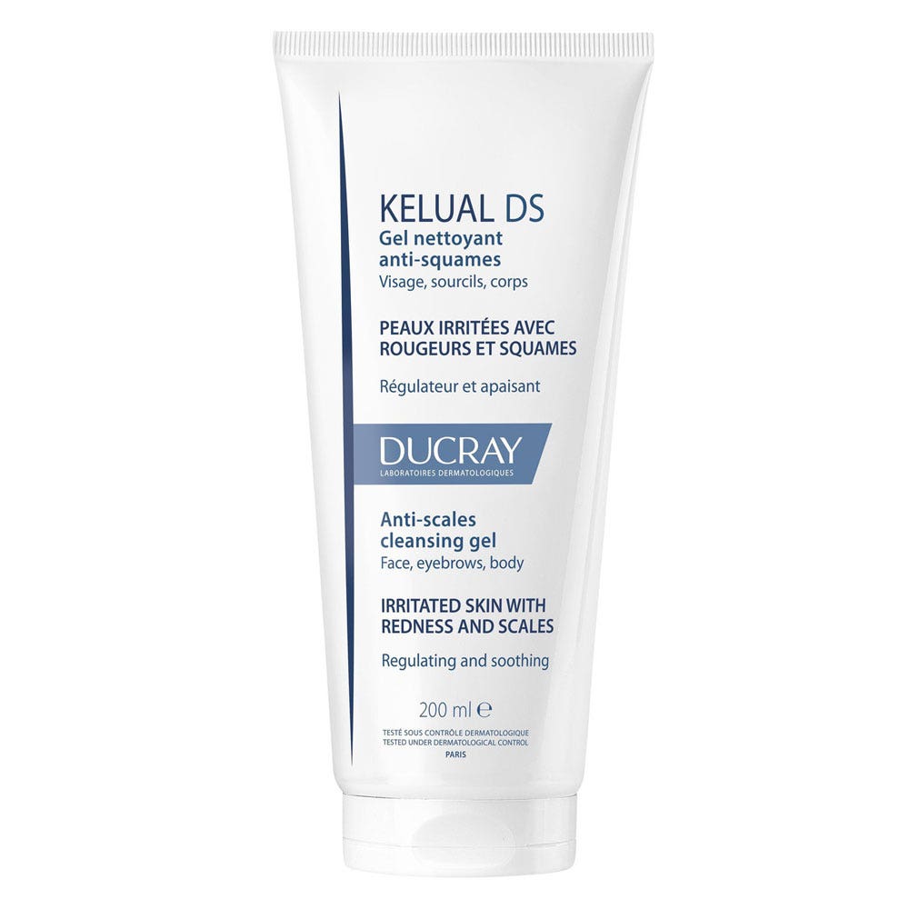 Ducray Kelual Ds Foaming Gel Face And Body 200ml