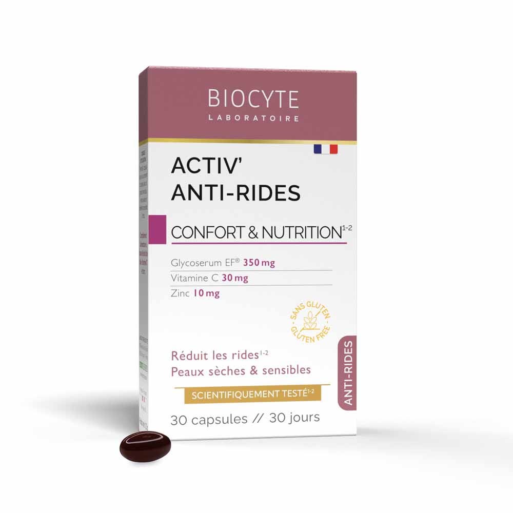 Biocyte Anti-wrinkle Activ'Anti-rides Dry and sensitive skin 30 Capsules