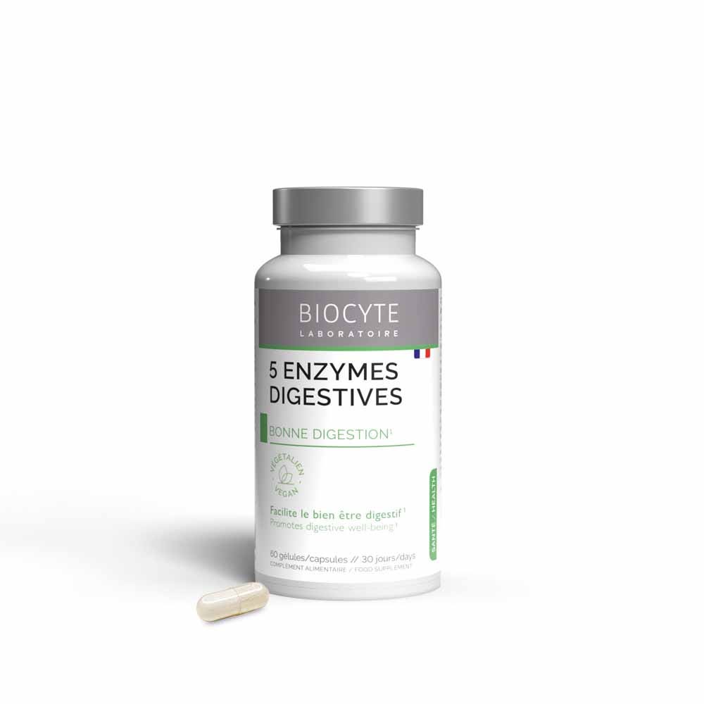 Biocyte Health 5 Enzymes 60 Capsules Longevity 60 Gélules