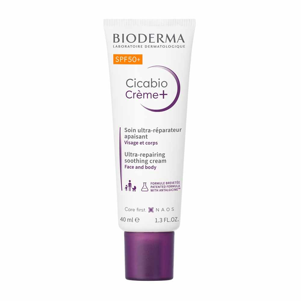 Bioderma Cicabio Soothing Repairing Care Spf50+ Weakened skin exposed to the sun 40ml