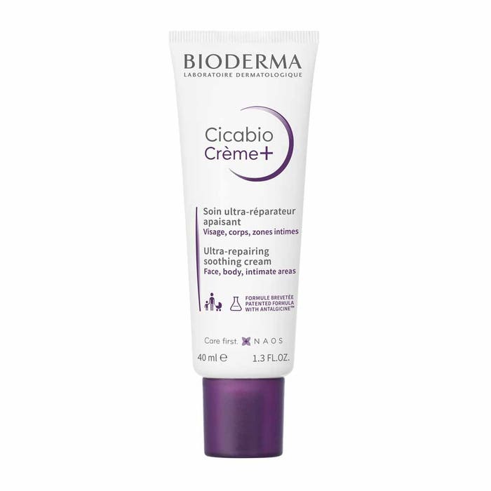 Bioderma Cicabio Ultra-repairing soothing cream+ care 40ml - Easypara