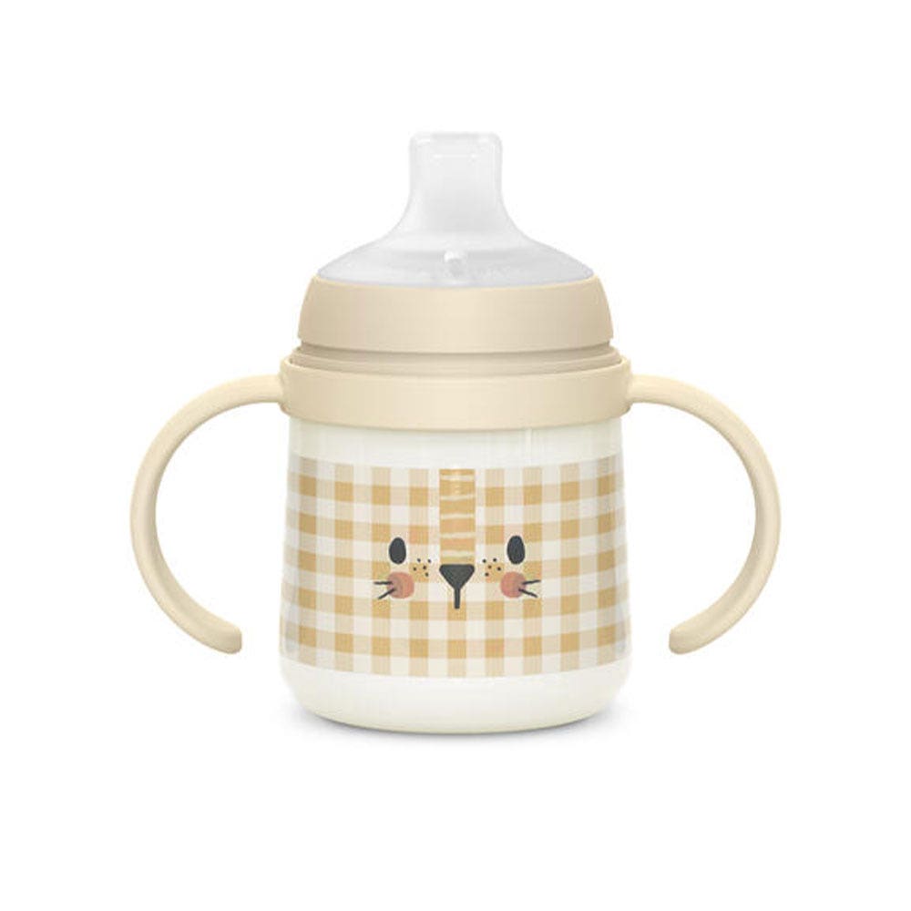 Suavinex First Feeding bottle with Night&amp;Day Phosphorescent Handles From 6 Months 150ml