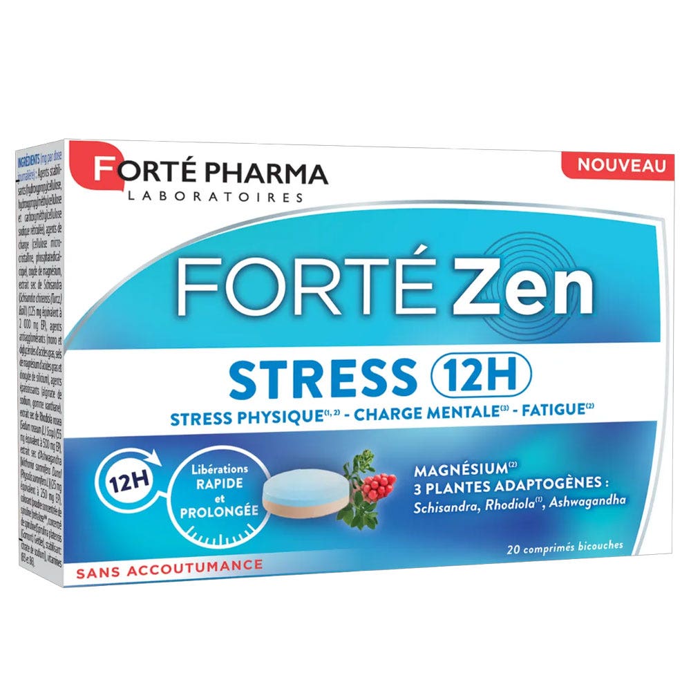 Forté Pharma Forté Zen Stress 12H vitamin B6 magnesium 20 bilayer tablets