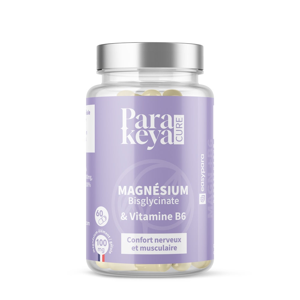 Parakeya par Easypara Nervous & Muscular comfort Magnesium bisglycinate &amp; vitamin B6