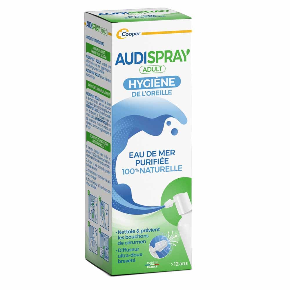 Audispray Ear Spray for Adults Pour adulte 50ml