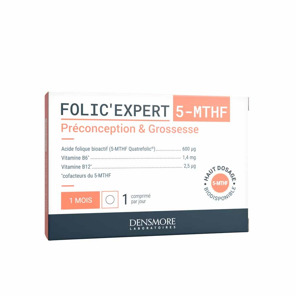 Densmore Folic'expert folic acid (5-MTHF) preconception and pregnancy 30 tablets
