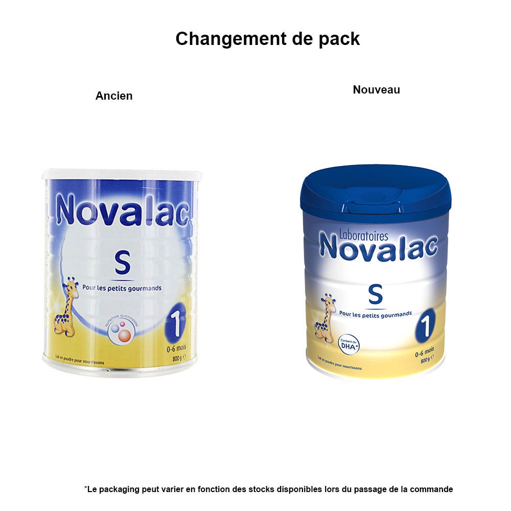 Novalac Novalac S Milk Powder to months 800 g Easypara