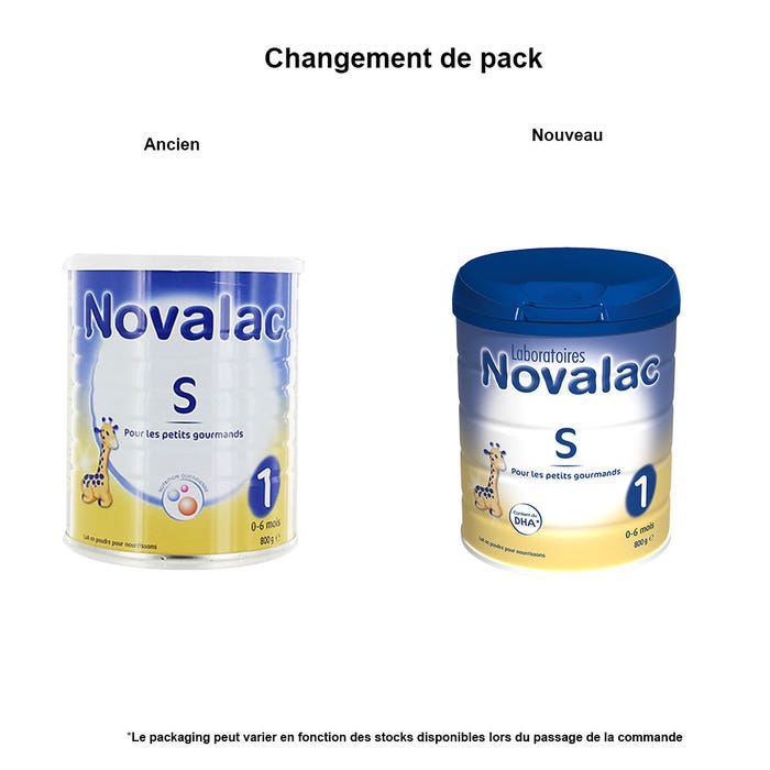 Novalac Novalac S Milk Powder to months 800 g Easypara