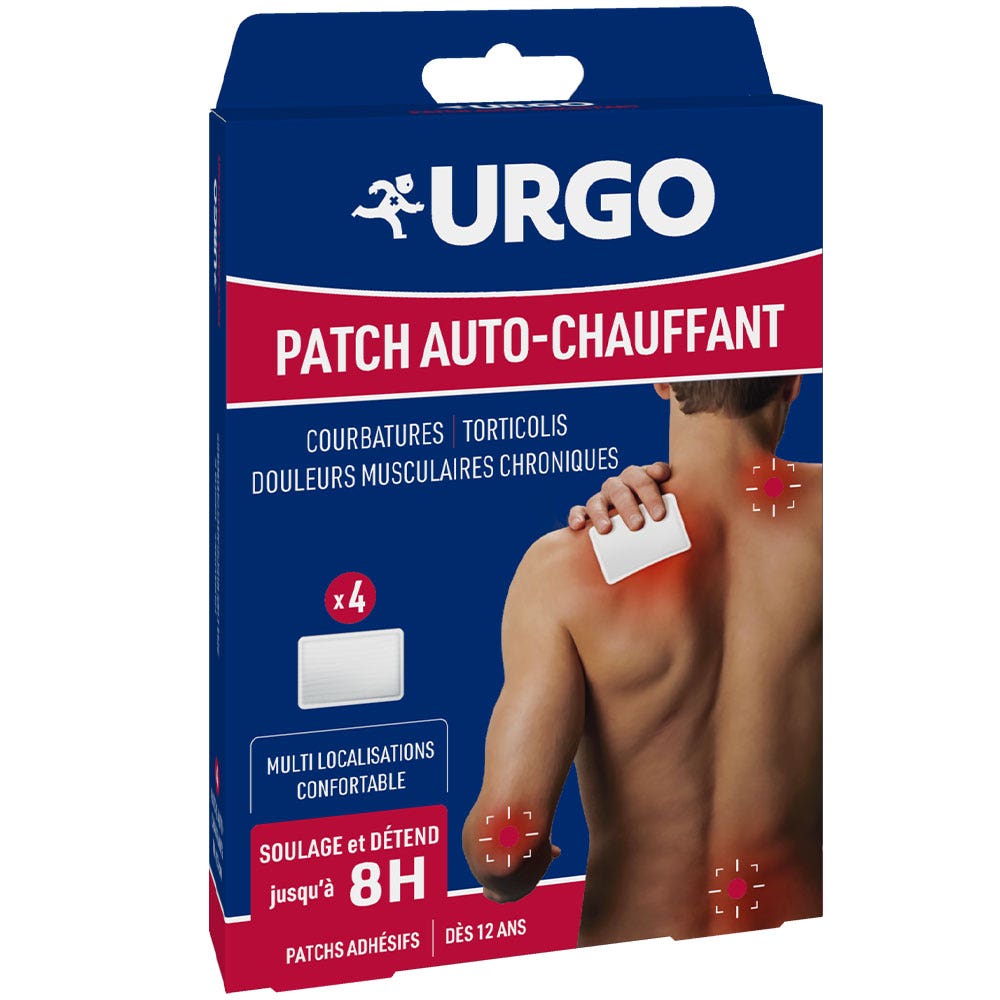Urgo Self-Heating Patch 8h x4