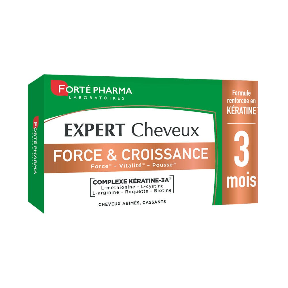 Forté Pharma Hair Expert Hair Strength & Growth Tous type de chutes 90 tablets