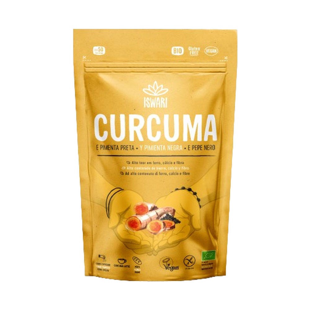 Iswari Super Aliment Pur Organic turmeric and black pepper 150g