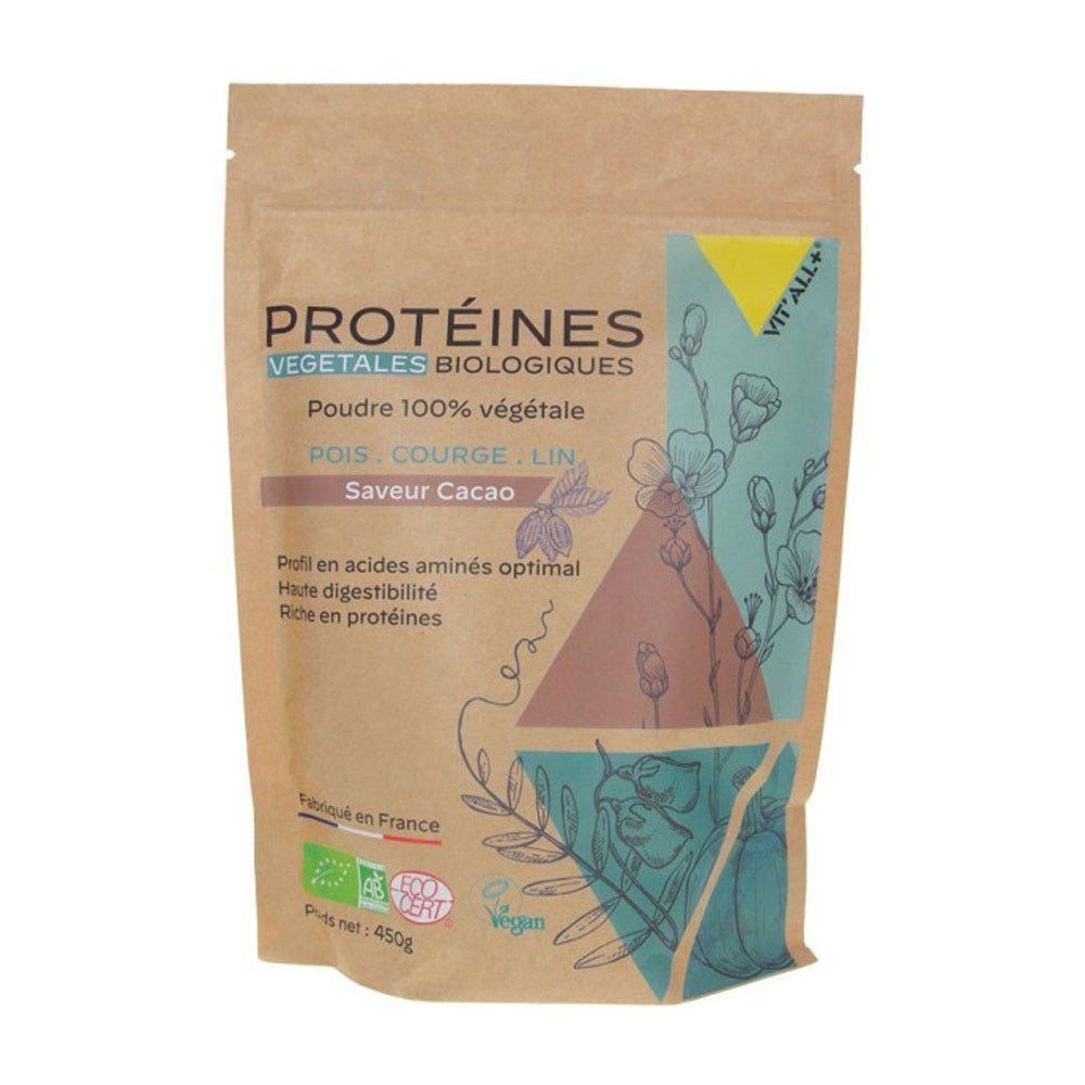 Vit'All+ Organic plant Proteins 450g