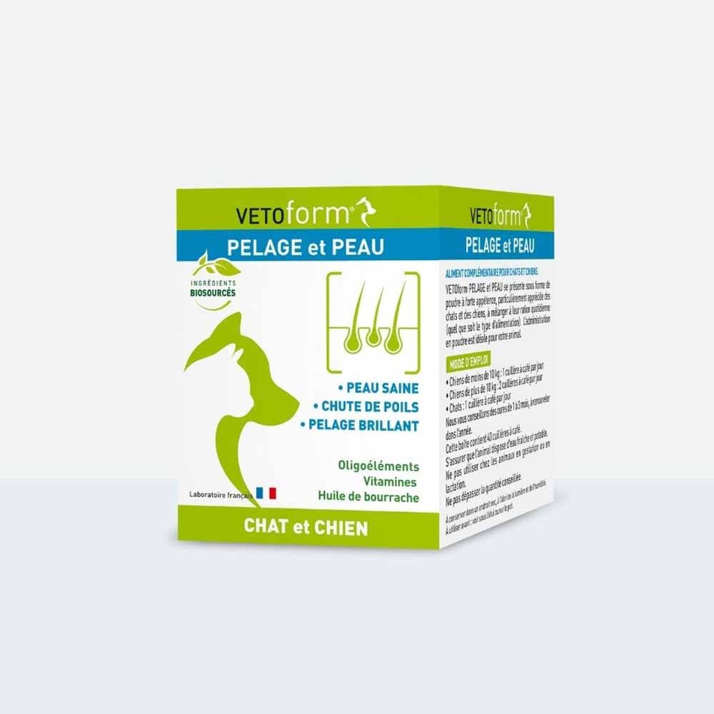 Vetoform Dog & Cat Coat and Skin Food Supplements 100g