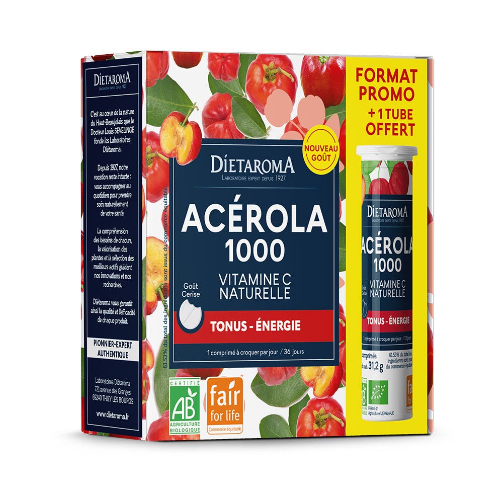 Dietaroma Acerola 1000 Energy Tonus 36 tablets