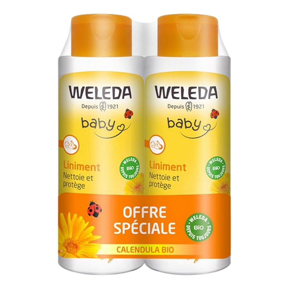 Weleda Organic Diaper Changing Cleanser 2x400ml