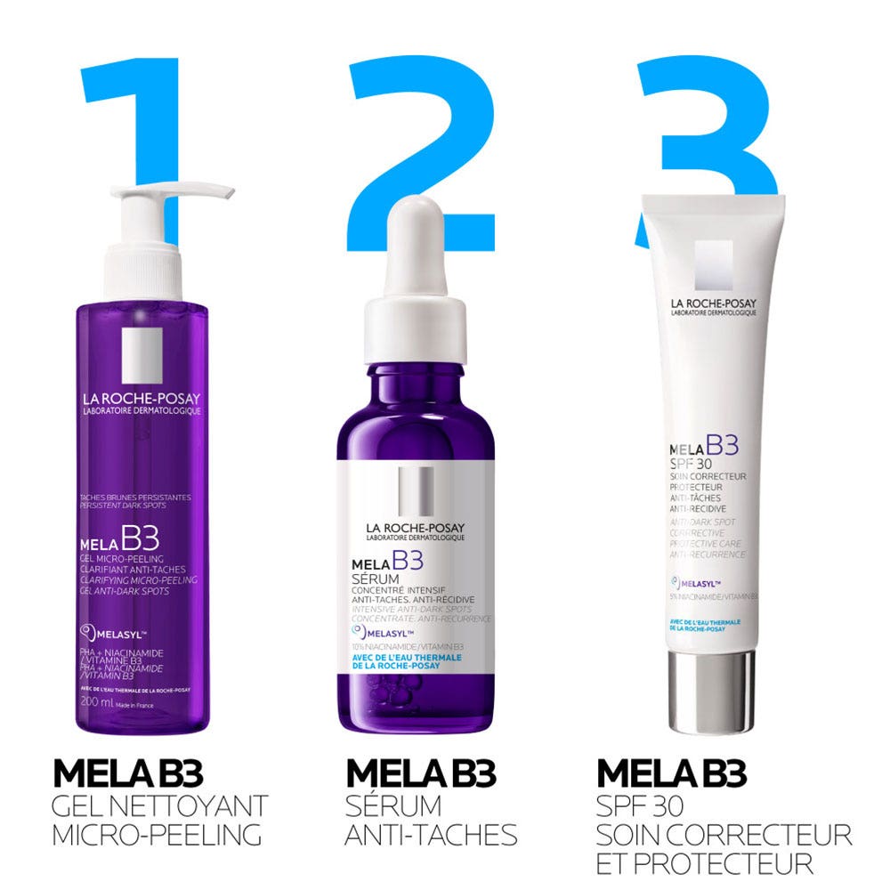 LA ROCHE-POSAY MELA B3 セット 200ml + 30ml La Roche-Posay MelaB3 & Vitamin C Serum Pigmentation Duo