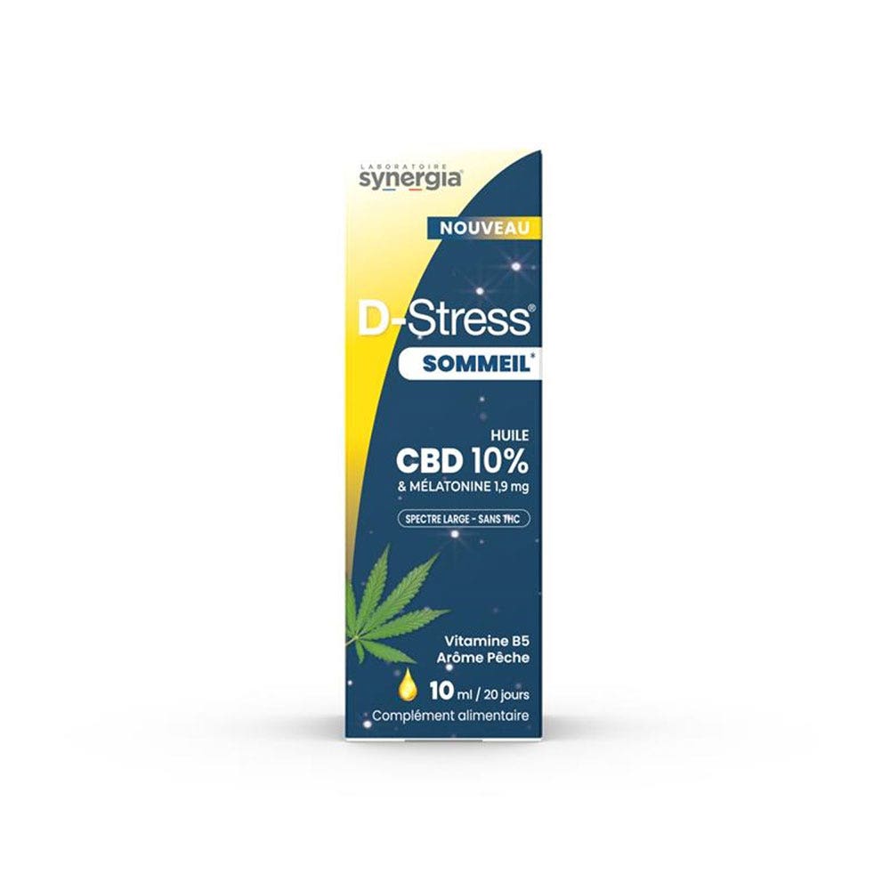Synergia D-Stress Sleep 10% CBD Oil 10ml