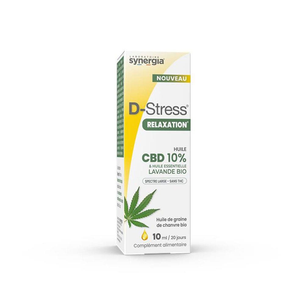 Synergia D-Stress Relaxation 10% CBD Oil 40ml