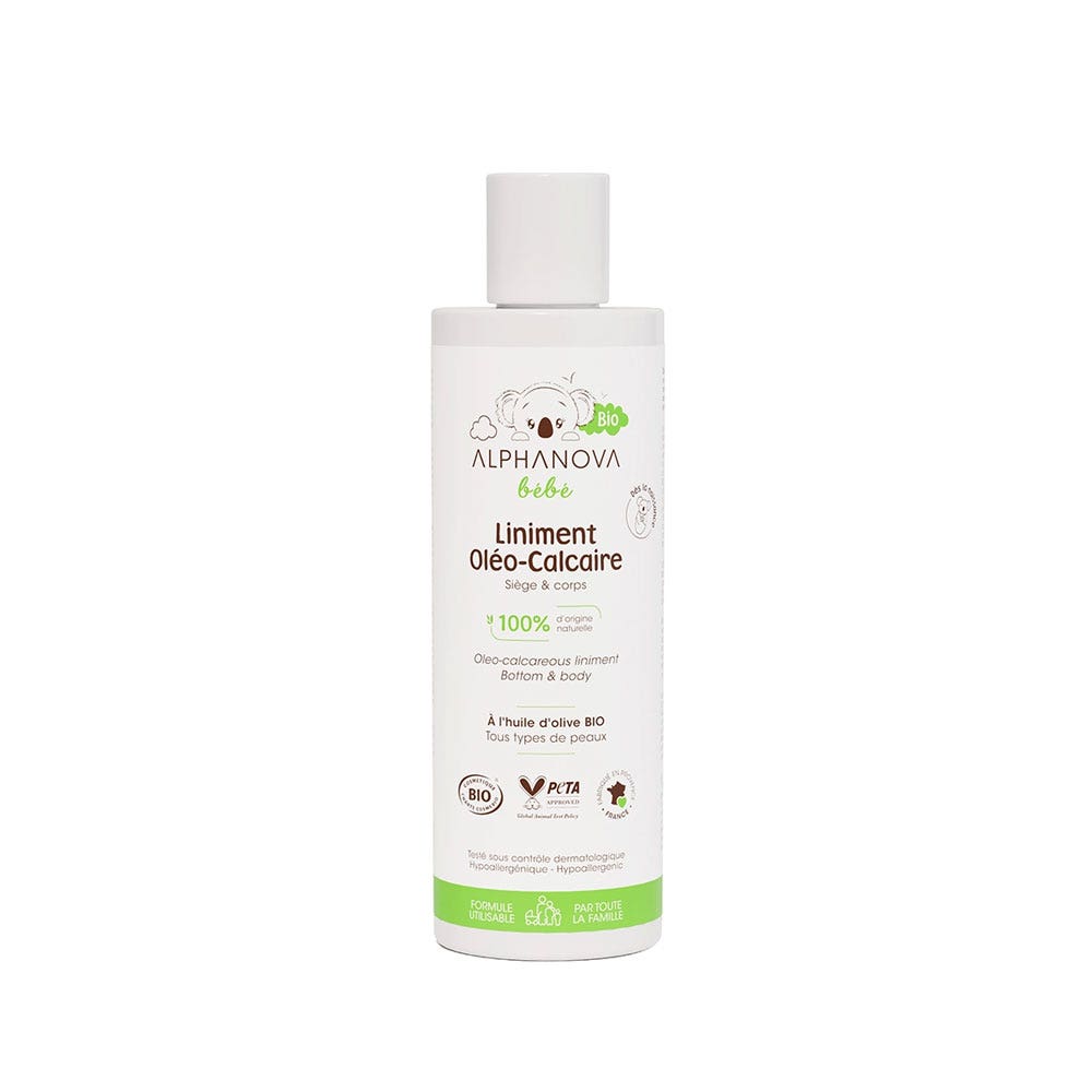 Alphanova Bébé Organic Lime and Calcium Liniment 200 ml
