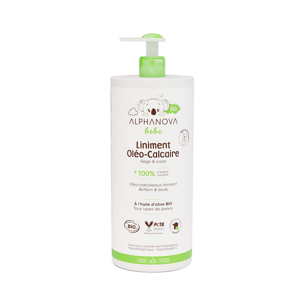 Alphanova Bébé Organic Lime and Calcium Liniment 900 ml