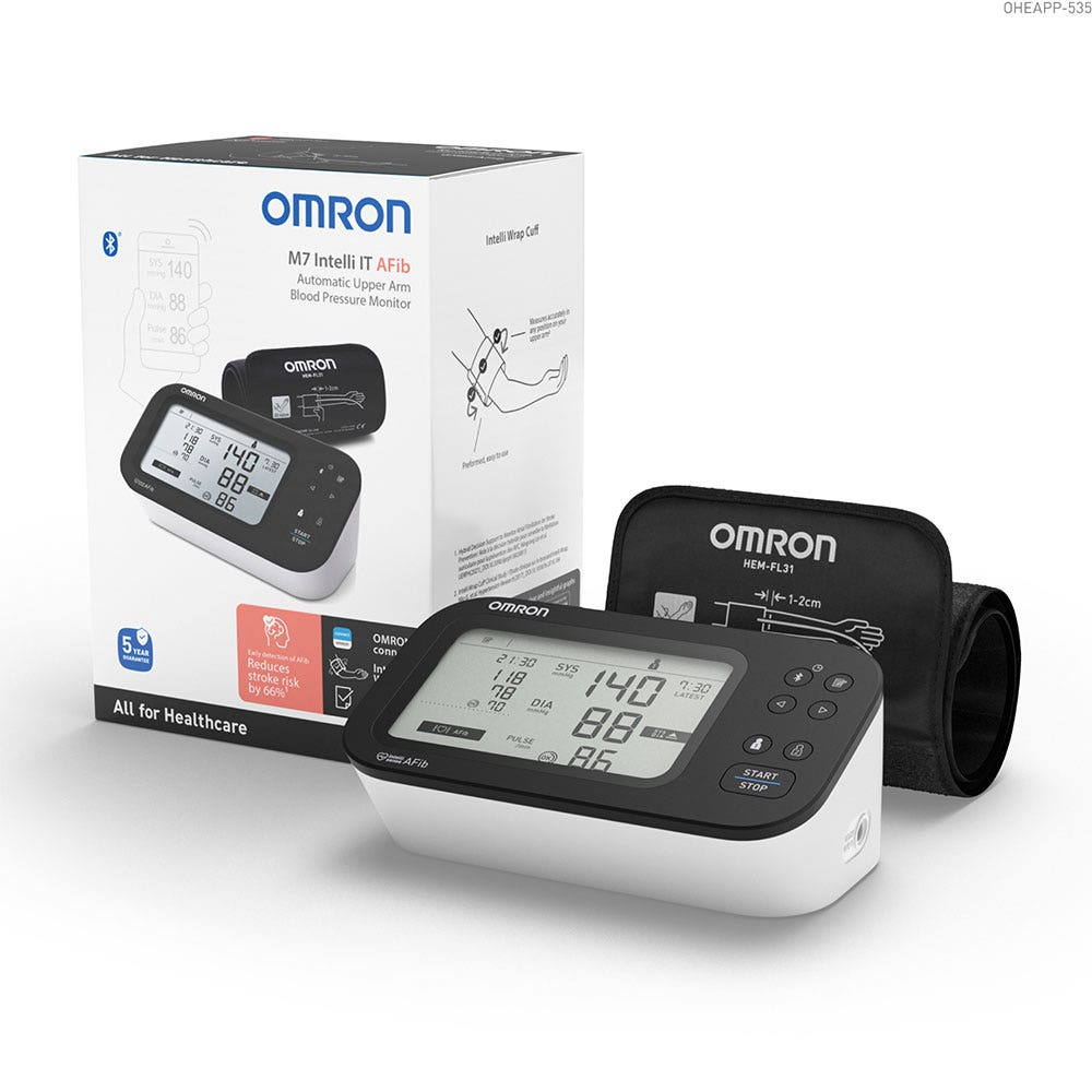 Omron M7 Intelli IT AFib upper arm blood pressure monitor