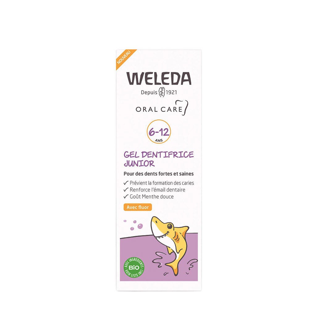 Weleda Junior Tooth Gel 6-12 years with fluoride 50 ml