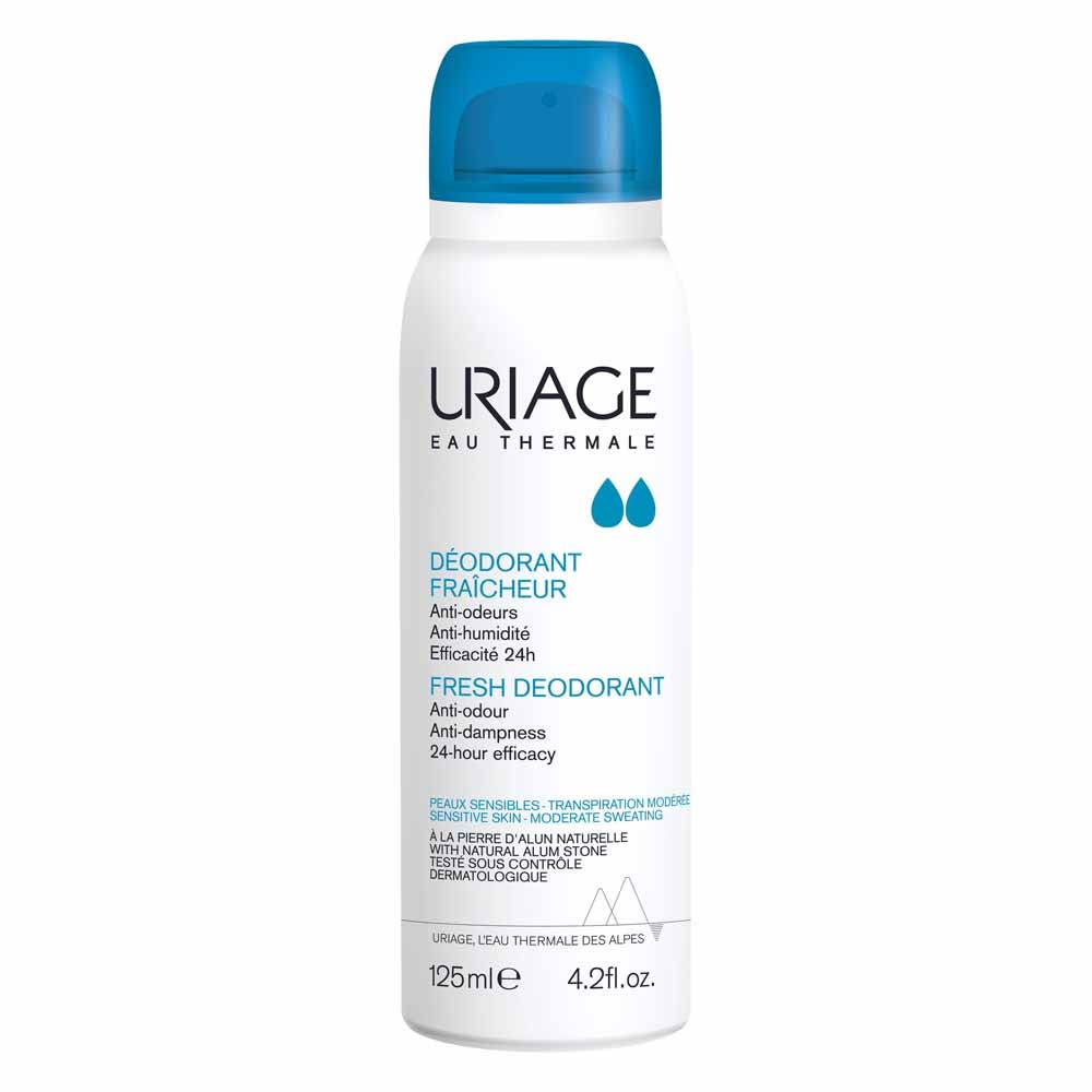 Uriage Refreshing Deodorant Anti-Odour Anti-Humidity Sensitive Skin 125ml