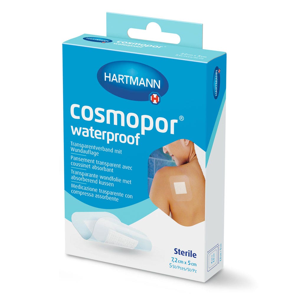 Hartmann Cosmopor Waterproof Sterile Plasters x5