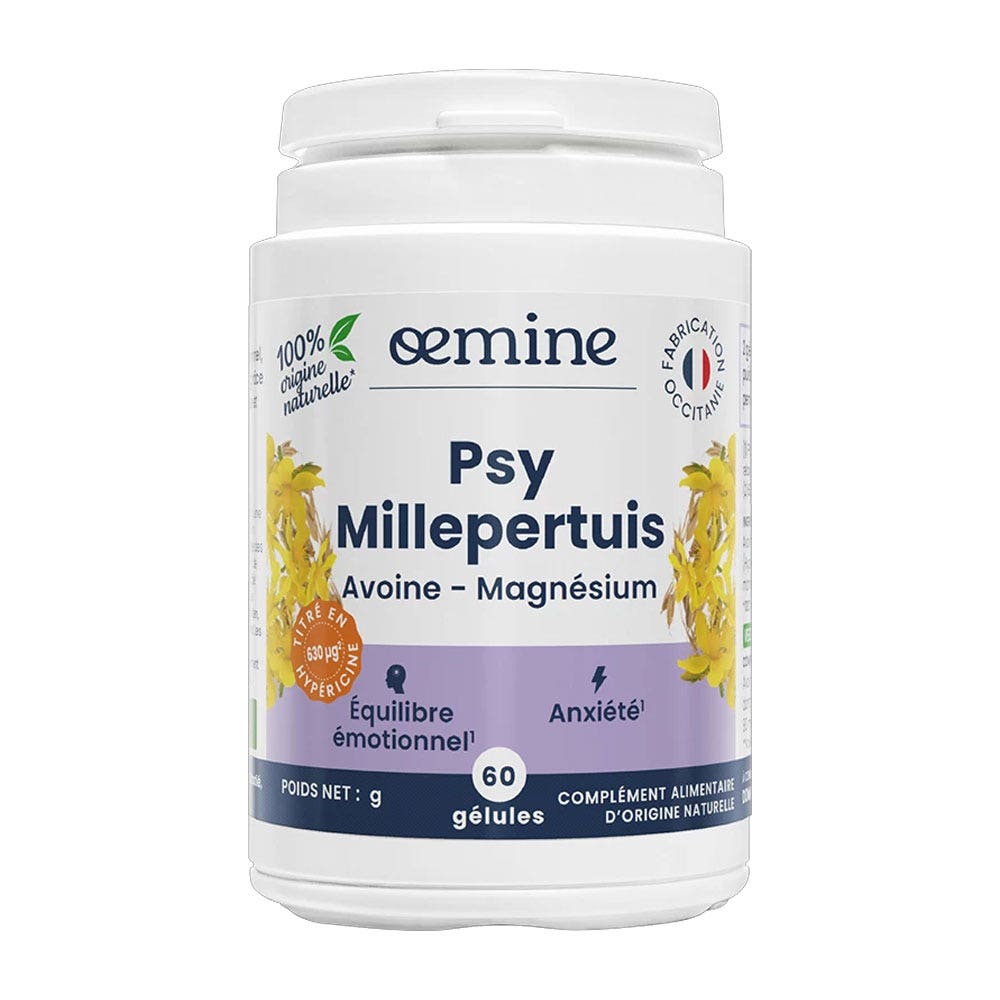 Oemine St John's Wort oat & magnesium 60 capsules
