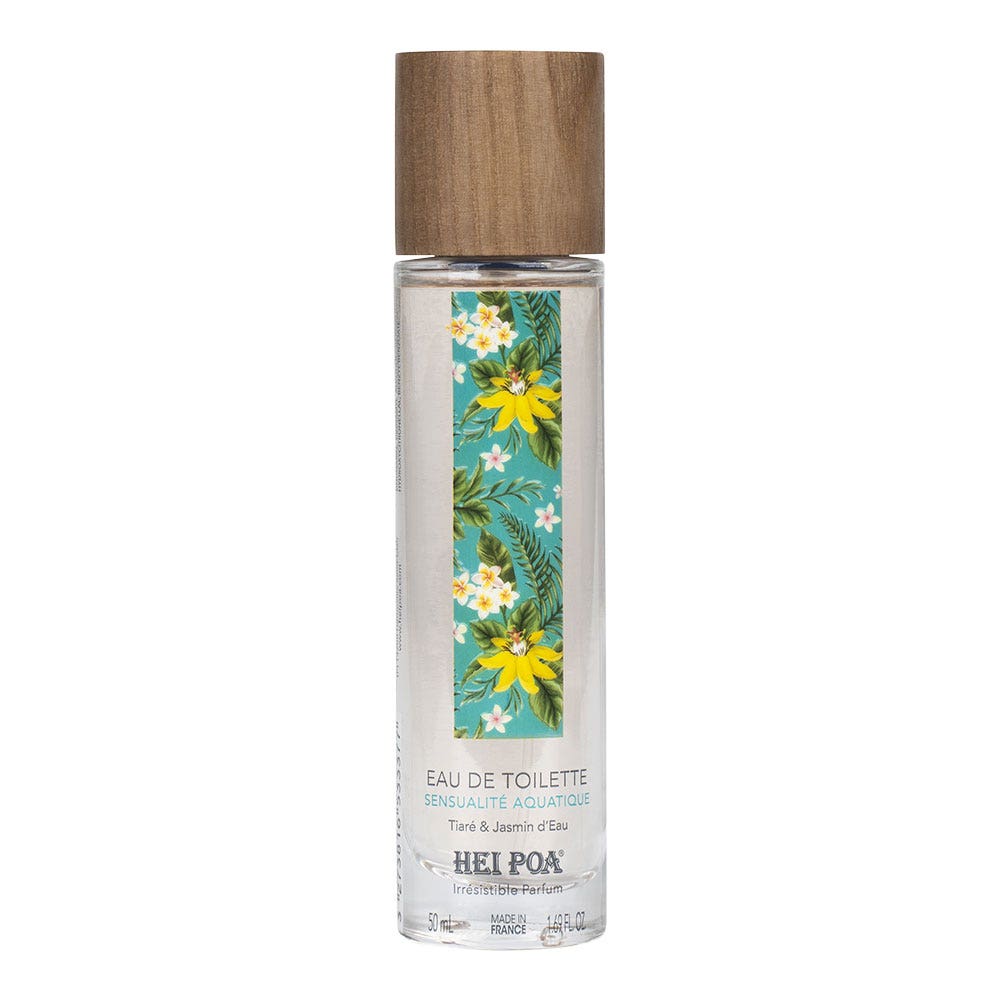 Hei Poa Irrésistible Parfum Aquatic sensuality eau de toilette tiare and water jasmine 50 ml