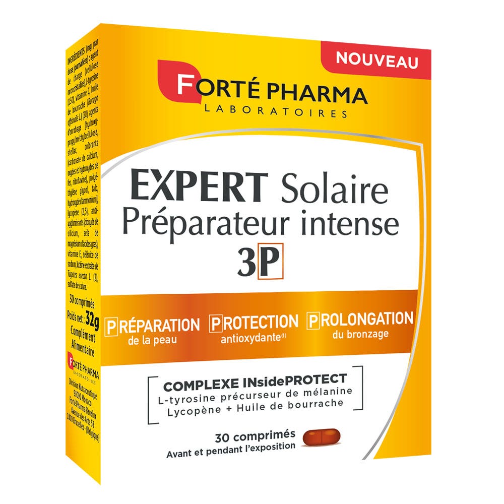 Forté Pharma Sun Expert Intense 3P sun preparation 30 tablets