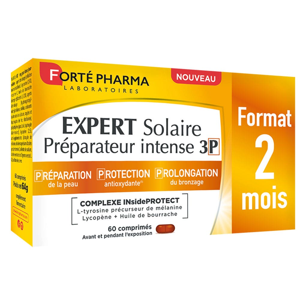 Forté Pharma Sun Expert Intense Sun Preparation 3P 2-month supply 60 tablets