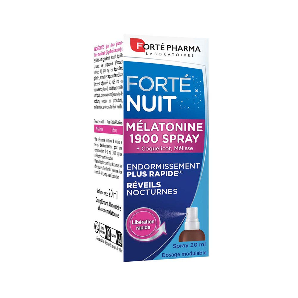Forté Pharma Forté Night Melatonin 1900 spray fast-acting 20 ml