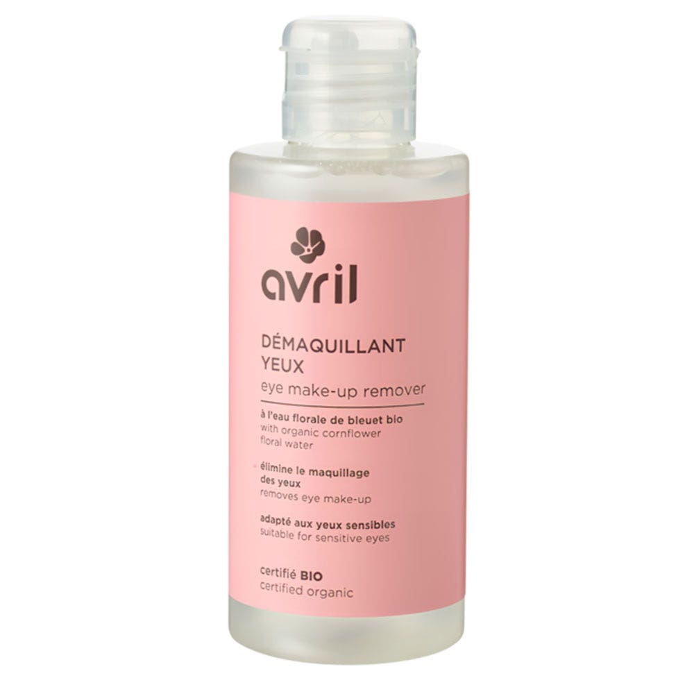 Avril Eye make-up remover Organic cornflower floral water 150ml