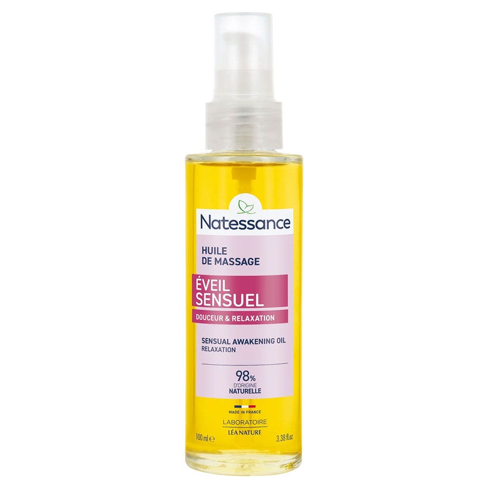 Natessance Sensual Awakening Massage Oil gentle relaxation 100 ml
