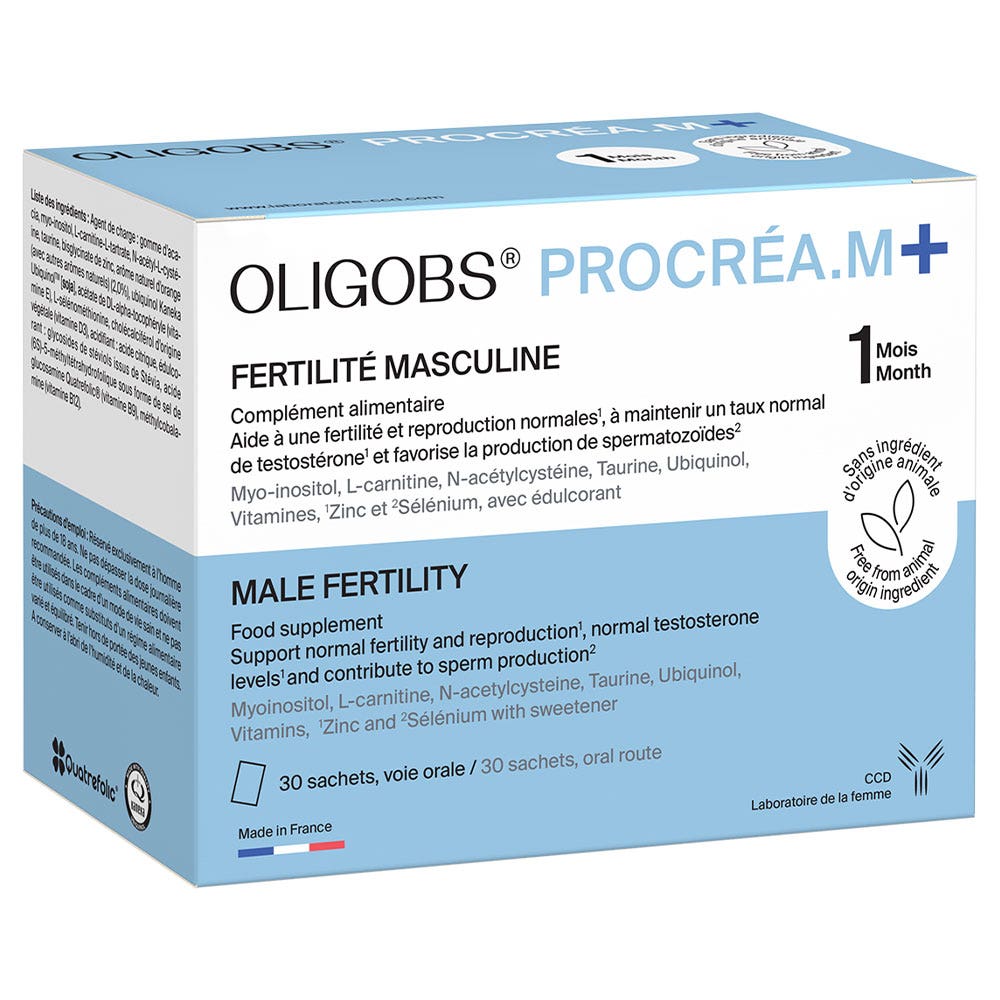 Ccd Oligobs Procrea M 30 Sachets And 30 Capsules 30 Sachets et 30 Capsules