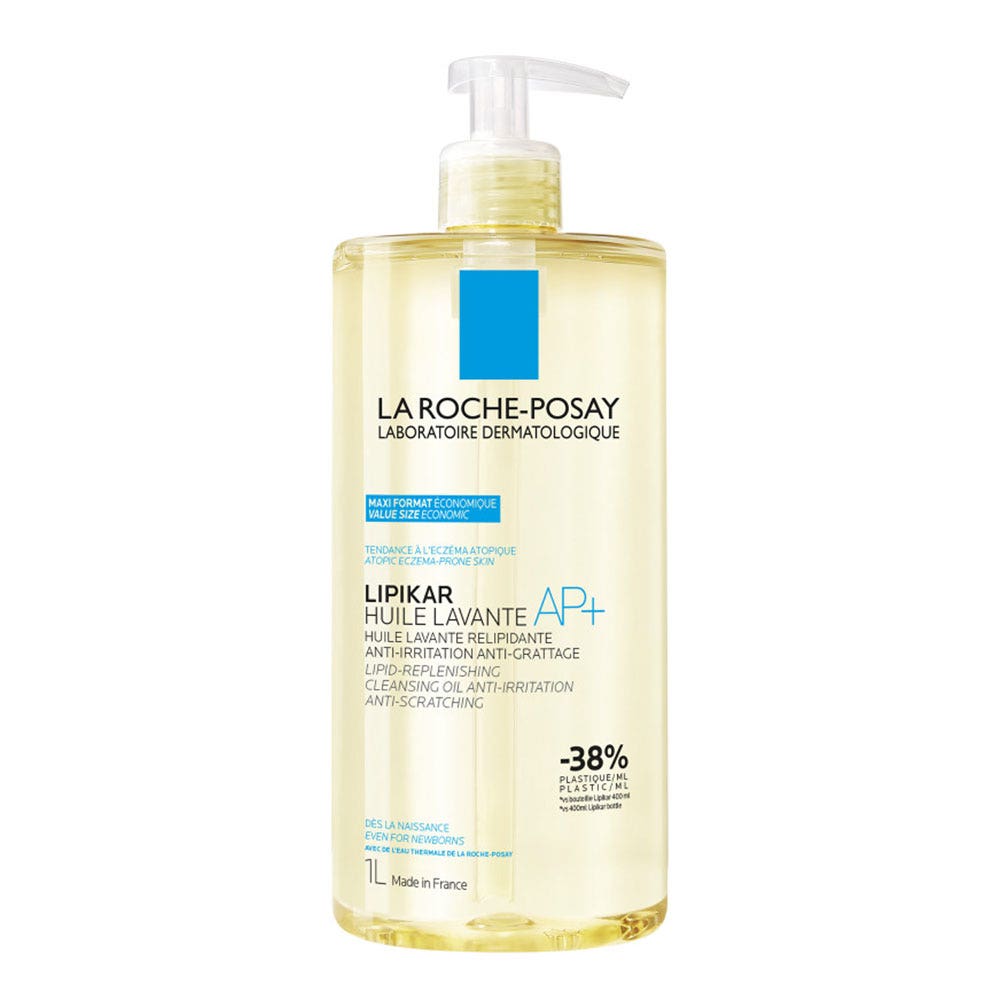 La Roche-Posay Lipikar Lipid Replenishing Cleansing Oil Lipikar Ap+ Anti-irritation 1L