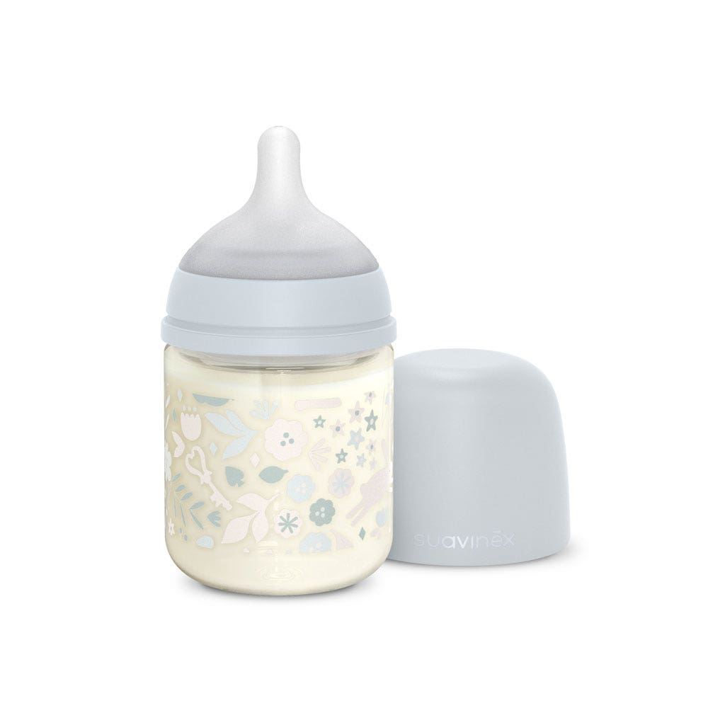 Suavinex Wonderland Glass bottle with SXPro S teat 120 ml