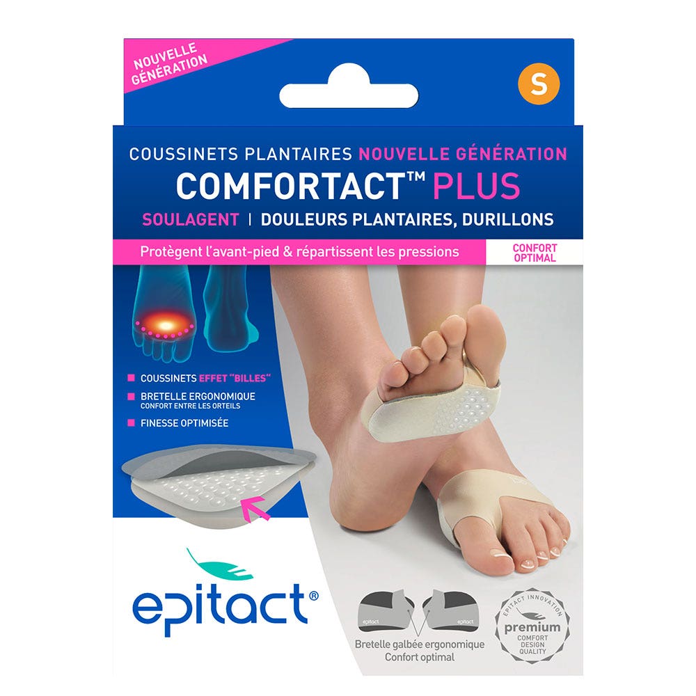 Epitact Comfortact Plus Pads for plantar pain and calluses x2 - Easypara