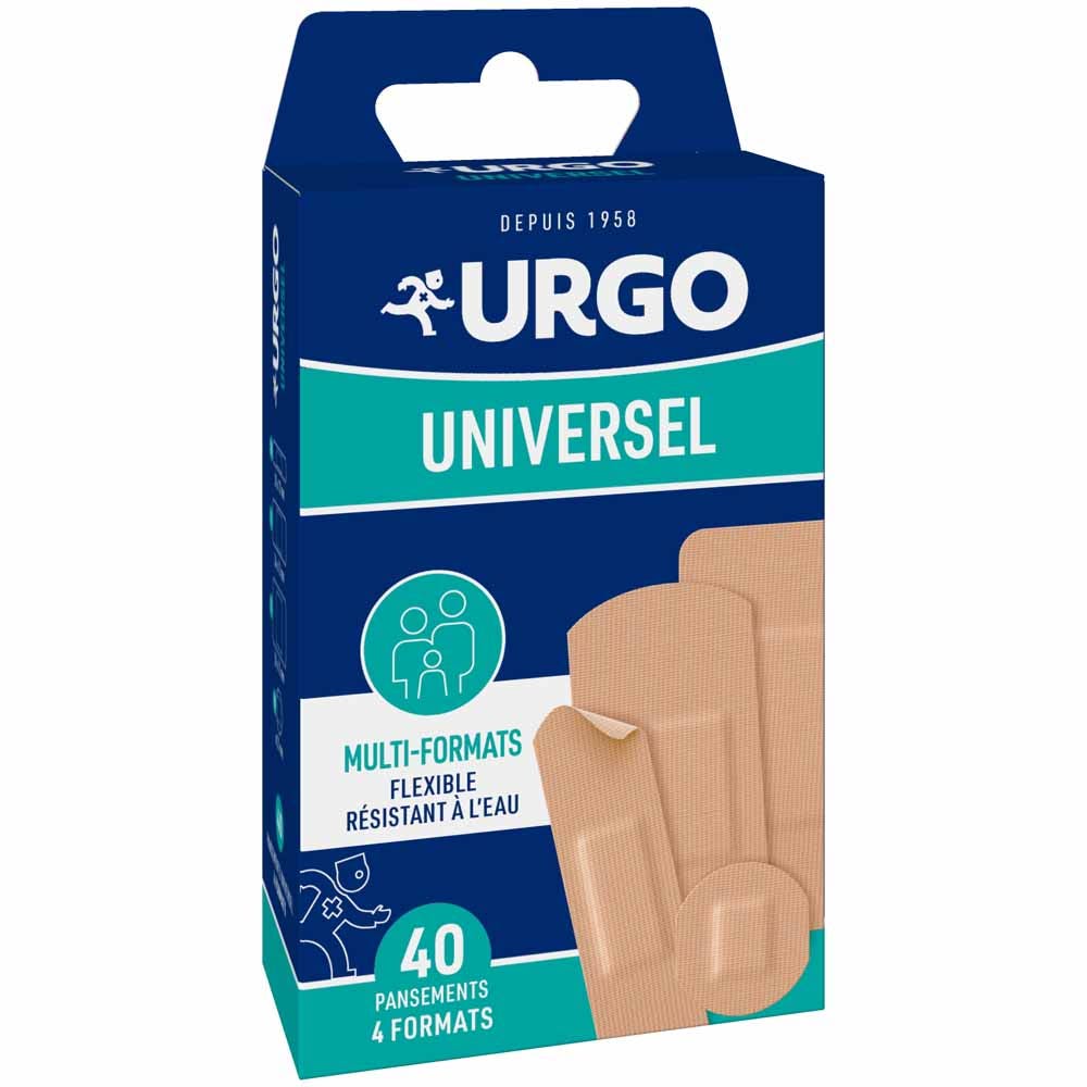 Urgo Universal Plasters 4 Sizes x40