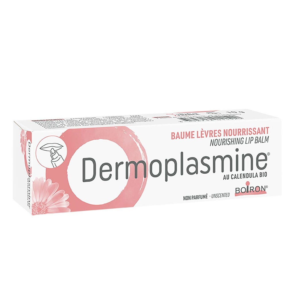 Boiron Dermoplasmine Calendula Lip Balm Repairing and nourishing 10g